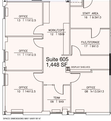 6900 Wisconsin Ave, Bethesda, MD à louer Plan d’étage- Image 1 de 1