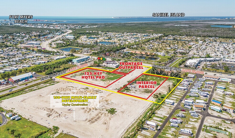 17365 San Carlos Blvd, Fort Myers, FL à vendre - Aérien - Image 1 de 14
