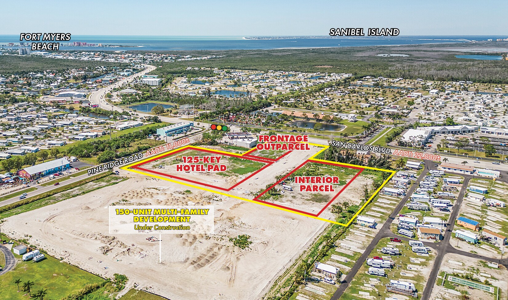 17365 San Carlos Blvd, Fort Myers, FL à vendre Aérien- Image 1 de 15