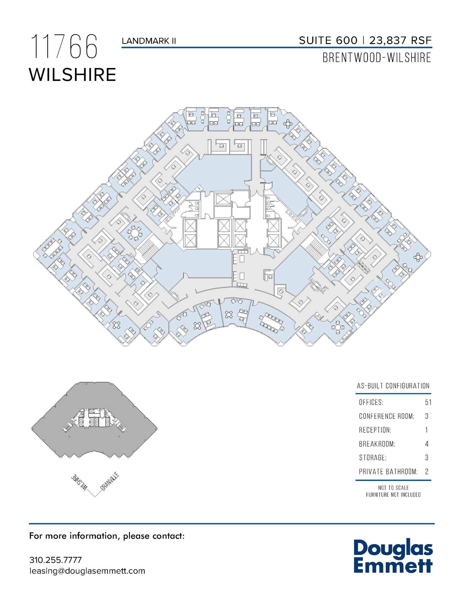 11766 Wilshire Blvd, Los Angeles, CA à louer Plan d’étage- Image 1 de 1