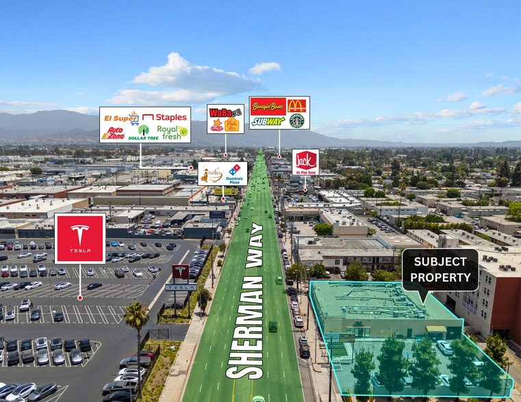 13020-13026 Sherman Way, North Hollywood, CA for sale - Building Photo - Image 2 of 6