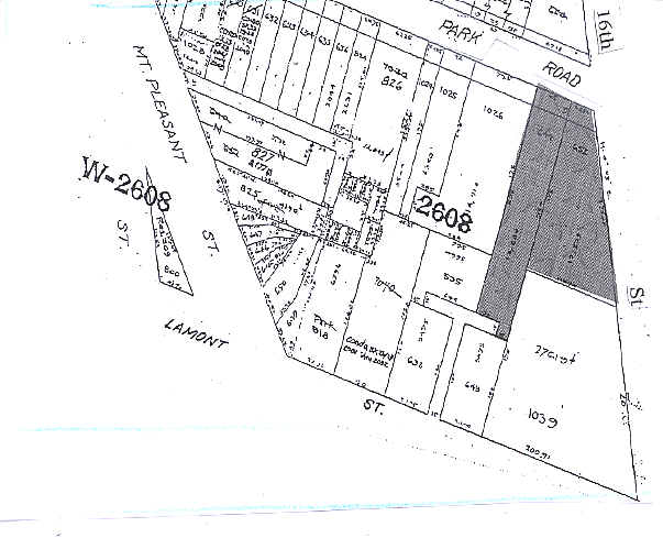 3224 16th St NW, Washington, DC à vendre - Plan cadastral - Image 3 de 5