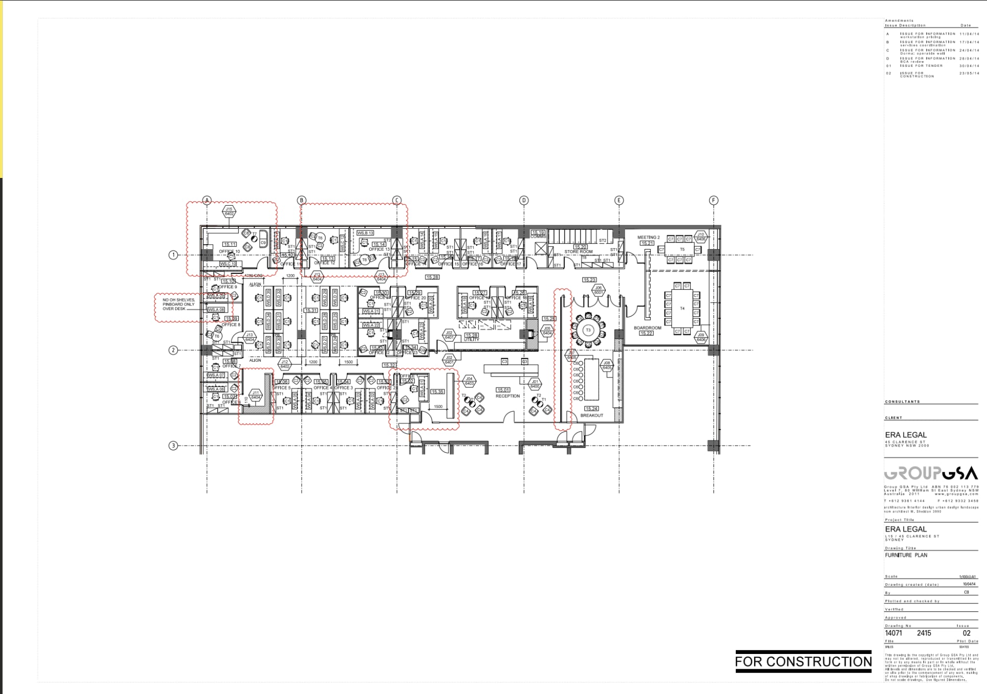 45 Clarence St, Sydney à louer Plan d’étage- Image 1 de 1