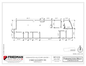 21800 Haggerty Rd, Northville, MI for lease Floor Plan- Image 2 of 3