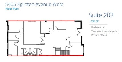 5397 Eglinton Ave W, Toronto, ON à louer Plan d’étage- Image 1 de 1