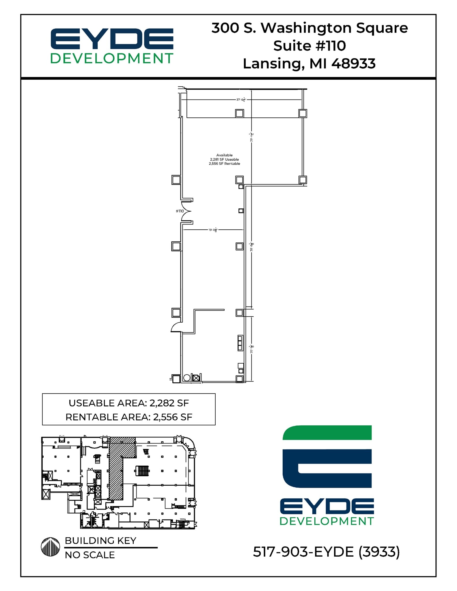 300 S Washington Sq, Lansing, MI for lease Site Plan- Image 1 of 1