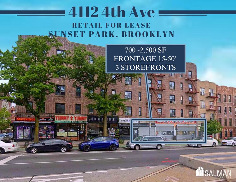 4112 4th Ave, Brooklyn, NY à louer - Photo du bâtiment - Image 2 de 8