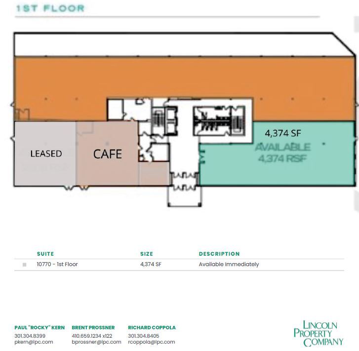 10720 Columbia Pike, Silver Spring, MD for lease Floor Plan- Image 1 of 1