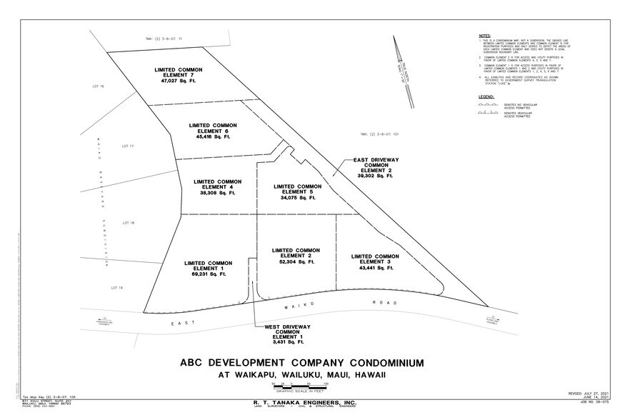 109 Waiko Rd, Wailuku, HI à vendre - Plan de site - Image 1 de 1