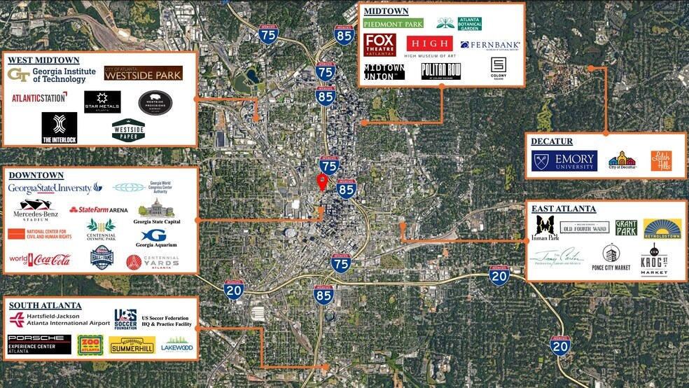 355 Centennial Olympic Park Dr, Atlanta, GA à vendre - Photo du bâtiment - Image 2 de 10