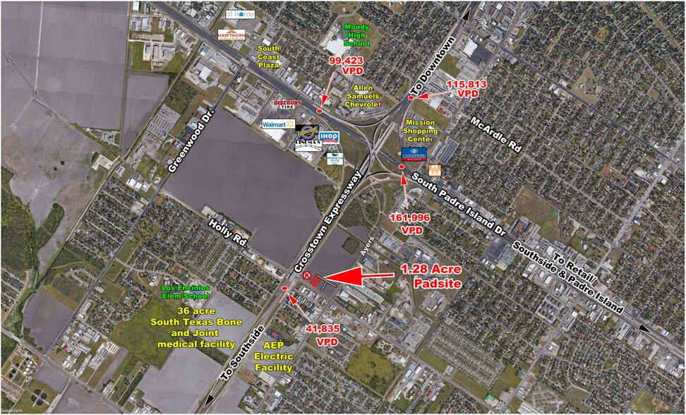 2320 Holly Rd, Corpus Christi, TX for sale - Aerial - Image 3 of 3