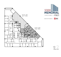 5300 Memorial Dr, Houston, TX à louer Plan d’étage- Image 1 de 1