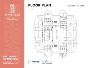 2711 N Haskell Ave, Dallas, TX à louer Plan d’étage- Image 1 de 1