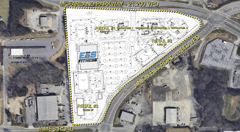 770 Union Hill Road, Alpharetta, GA for lease - Aerial - Image 2 of 5