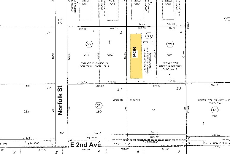 332 Norfolk St, Aurora, CO à vendre - Plan cadastral - Image 3 de 6