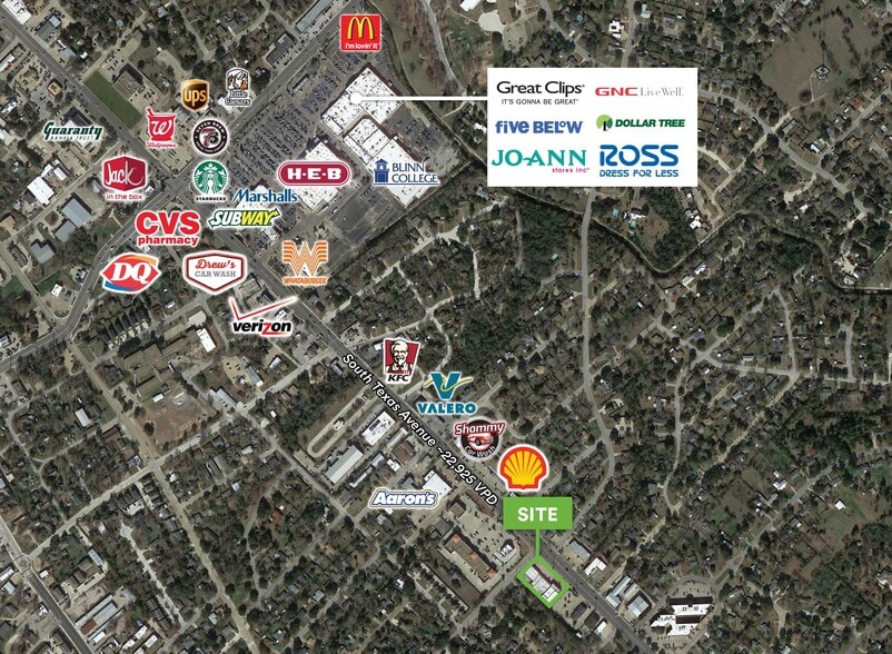 3800-3816 S Texas Ave, Bryan, TX for lease - Building Photo - Image 2 of 5