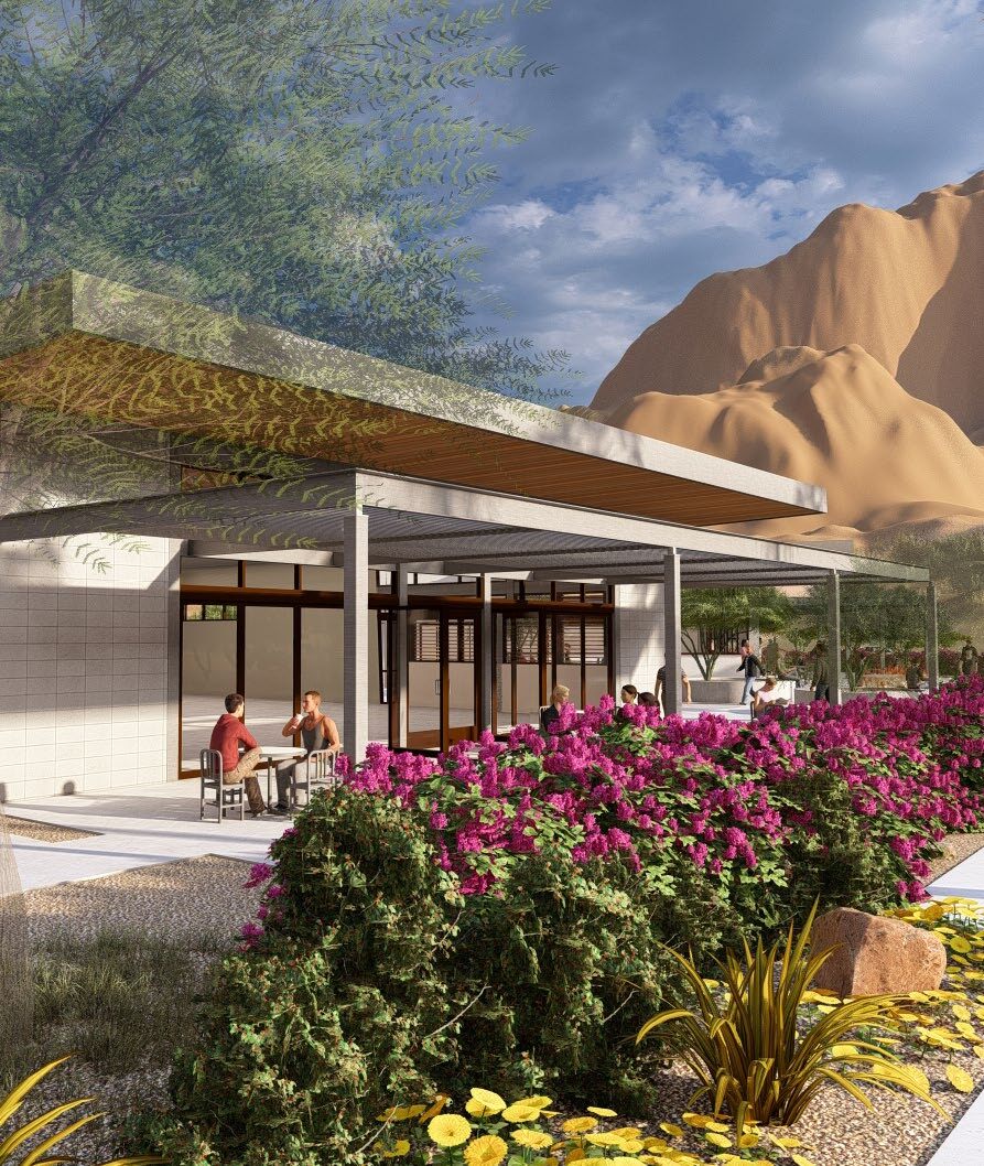900 S Palm Canyon Dr, Palm Springs, CA à louer Photo du bâtiment- Image 1 de 9