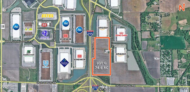 Plus de détails pour Gateway Commerce Center Dr S, Edwardsville, IL - Terrain à vendre