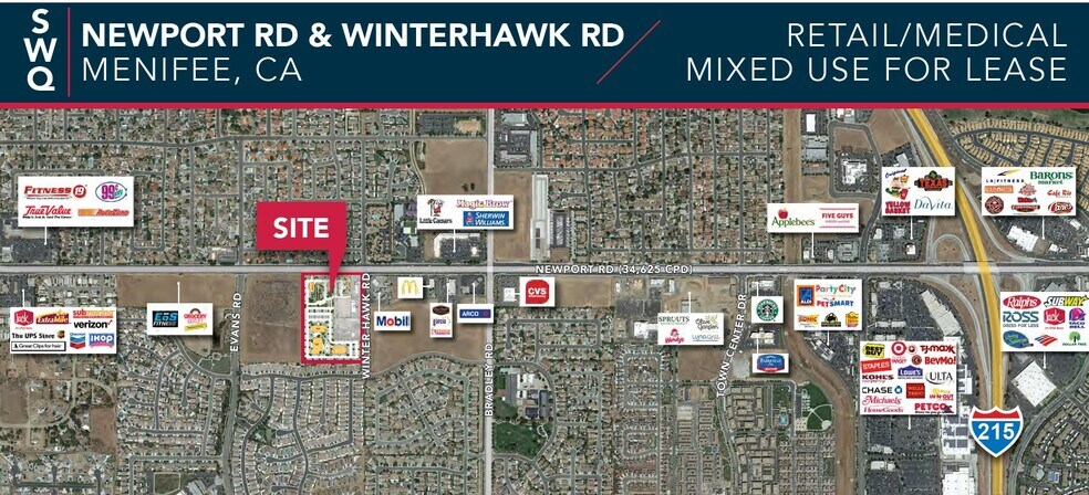 Newport Rd & Winter Hawk Rd, Menifee, CA for lease - Building Photo - Image 1 of 3