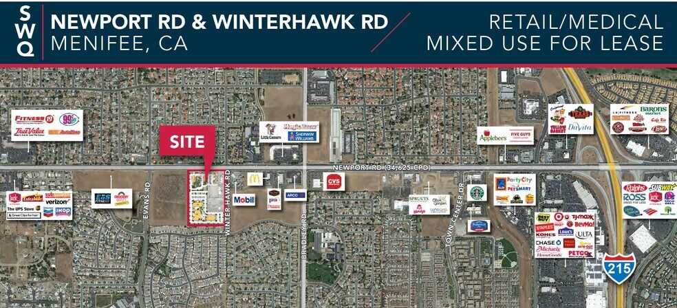 Newport Rd & Winter Hawk Rd, Menifee, CA à louer - Photo du bâtiment - Image 1 de 3