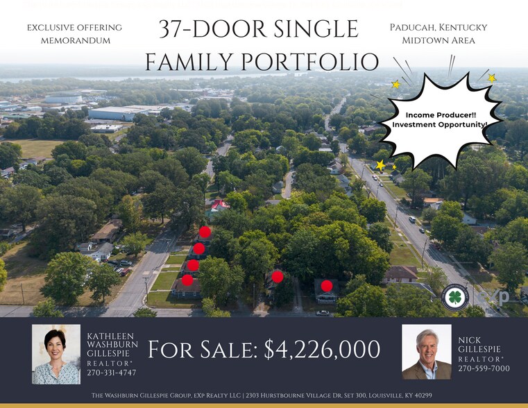 37-Door SF Portfolio, Paducah KY portefeuille de 1 propriétés à vendre sur LoopNet.ca - Photo du bâtiment - Image 1 de 14