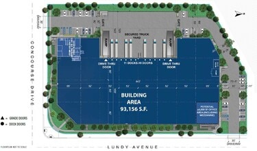 2033 Concourse Dr, San Jose, CA for lease Site Plan- Image 1 of 1