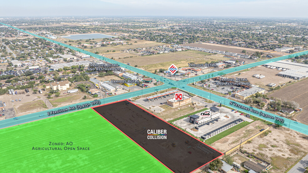 SEQ Ferguson & N. Veterans Blvd ave, Pharr, TX for sale - Building Photo - Image 3 of 4