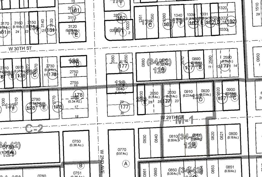142 W 29th St, Hialeah, FL à vendre - Plan cadastral - Image 2 de 4