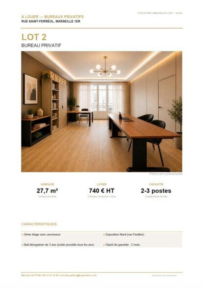 Bureau dans Marseille à louer - Photo du bâtiment - Image 3 de 17
