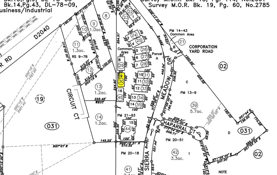 2252 Sierra Meadows Dr, Rocklin, CA for lease - Plat Map - Image 2 of 3