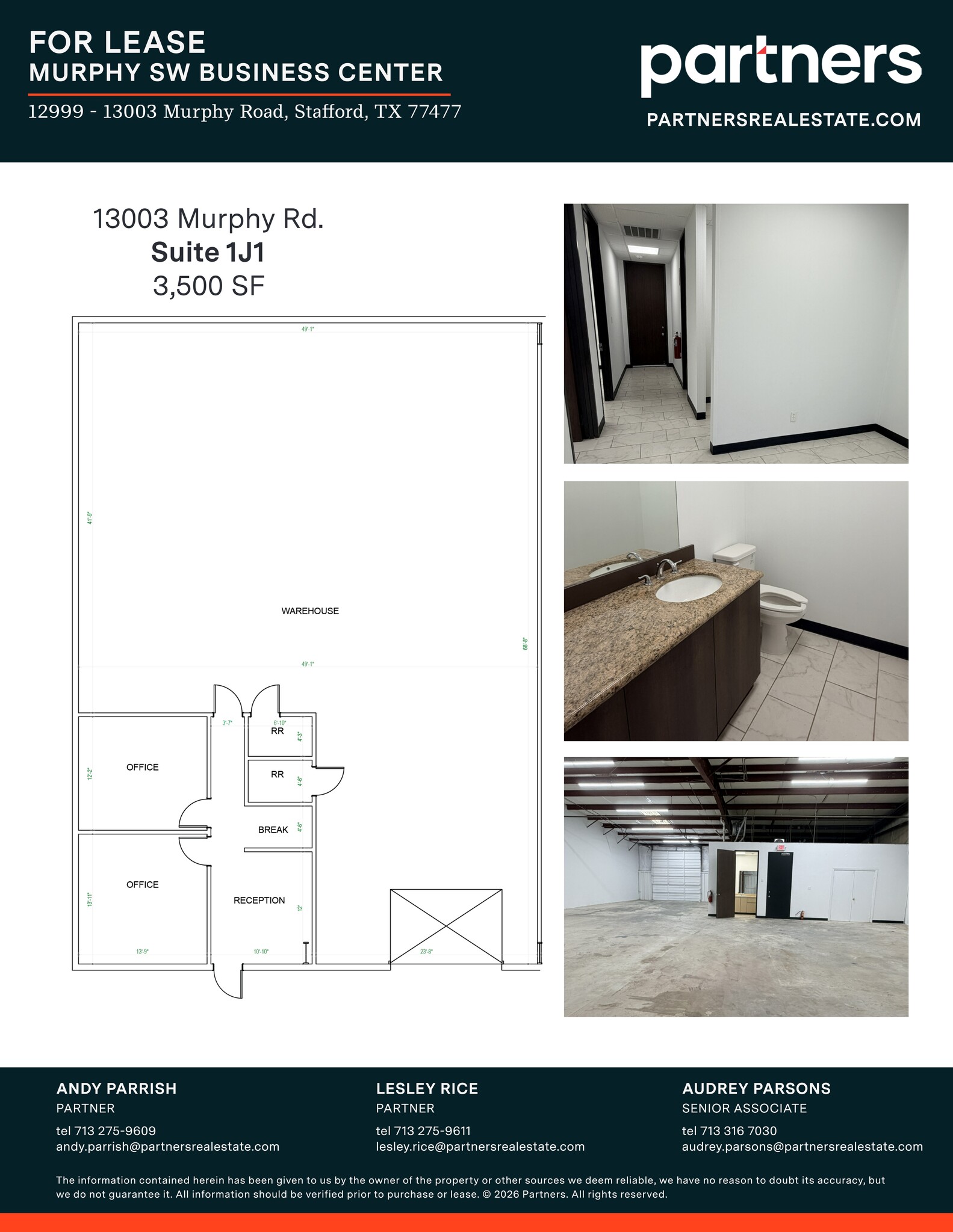 12999-13003 Murphy Rd, Stafford, TX à louer Plan de site- Image 1 de 5