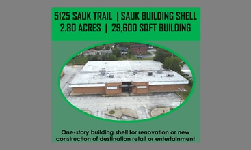 5125 Sauk Trl, Richton Park, IL - AERIAL  map view