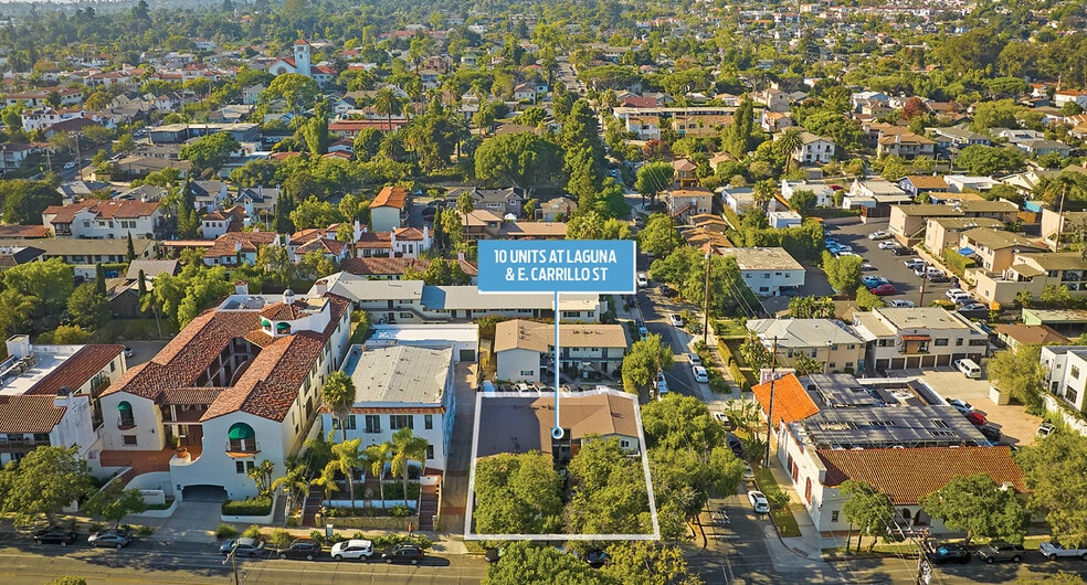 333 E Carrillo St, Santa Barbara, CA for sale - Aerial - Image 1 of 12