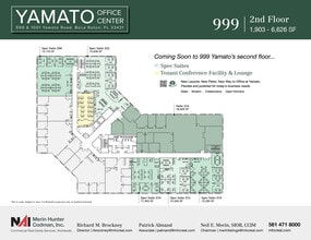 999-1001 W Yamato Rd, Boca Raton, FL à louer Plan d’étage- Image 2 de 2