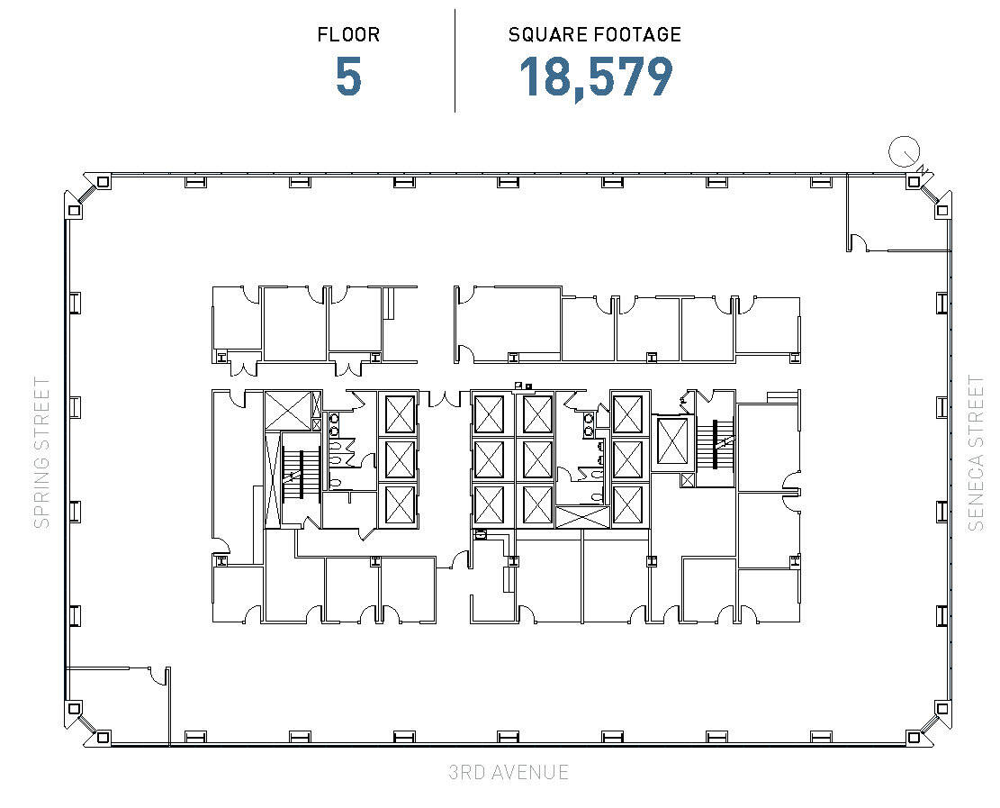 1111 3rd Ave, Seattle, WA for lease Floor Plan- Image 1 of 1