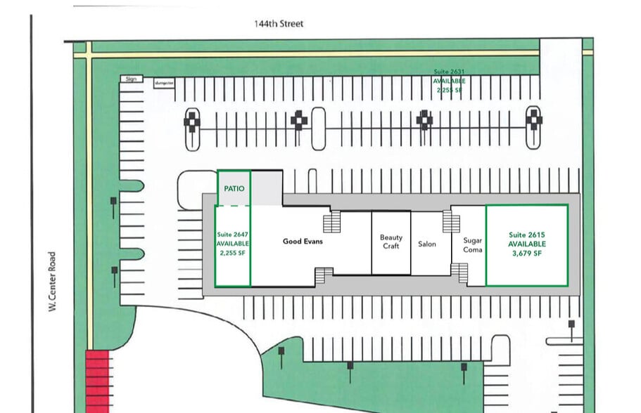 14126 W Center Rd, Omaha, NE for lease - Building Photo - Image 3 of 9