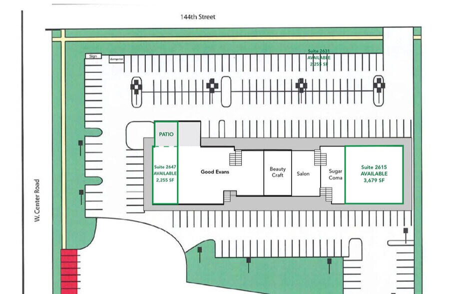 14126 W Center Rd, Omaha, NE à louer - Photo du bâtiment - Image 3 de 9