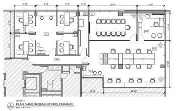 1055 Boul René-Lévesque E, Montréal, QC à louer Plan d’étage- Image 1 de 1