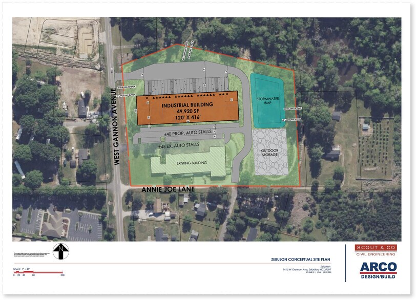 1415 W Gannon Ave, Zebulon, NC à vendre - Photo du bâtiment - Image 3 de 3