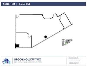 2301 E Lamar Blvd, Arlington, TX à louer Plan d’étage- Image 1 de 2