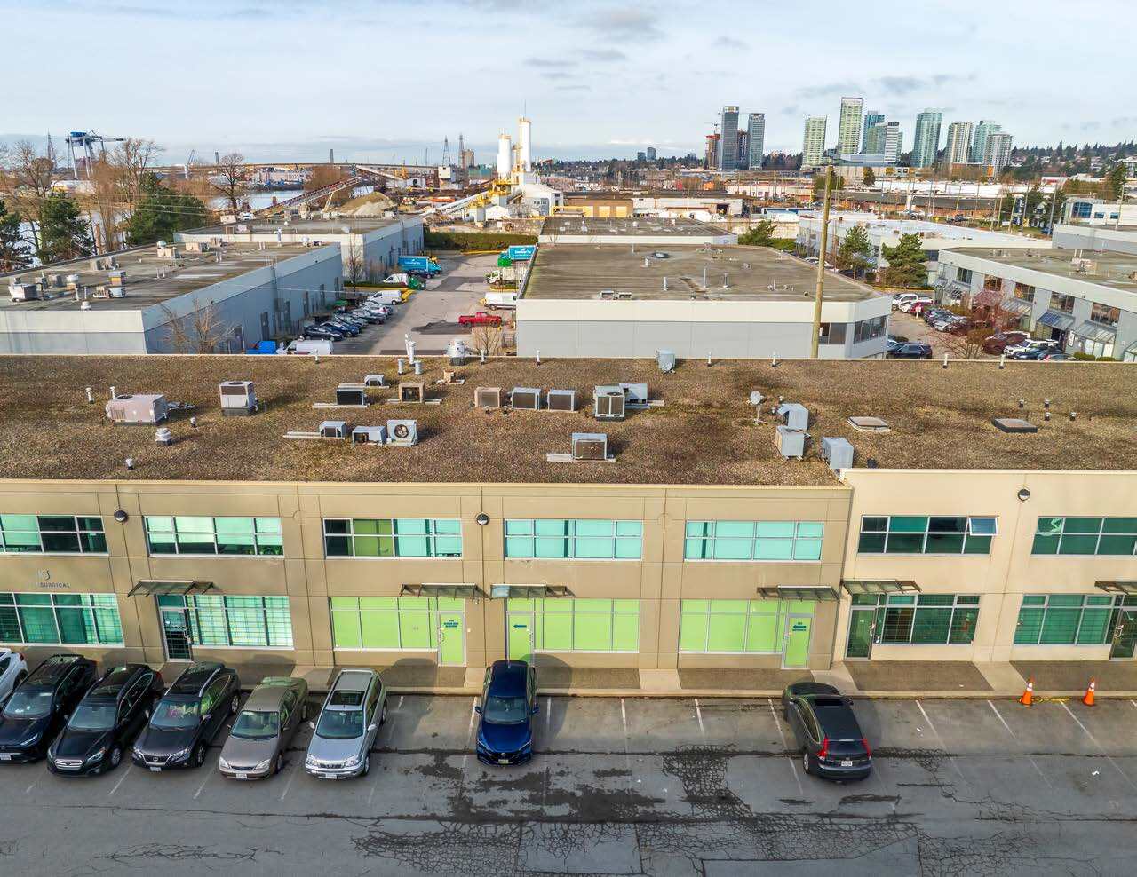 408 E Kent Ave South, Vancouver, BC for lease Aerial- Image 1 of 4