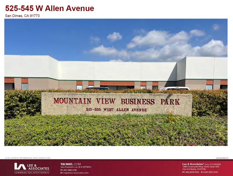 545 W Allen Ave, San Dimas, CA for lease - Building Photo - Image 1 of 4