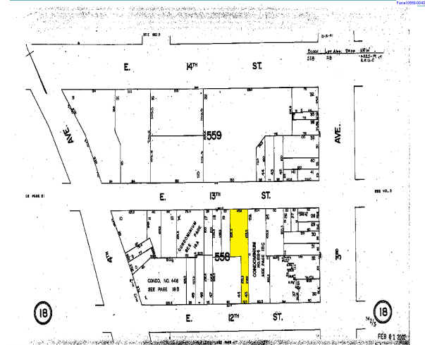 126-128 E 13th St, New York, NY for sale - Plat Map - Image 2 of 4