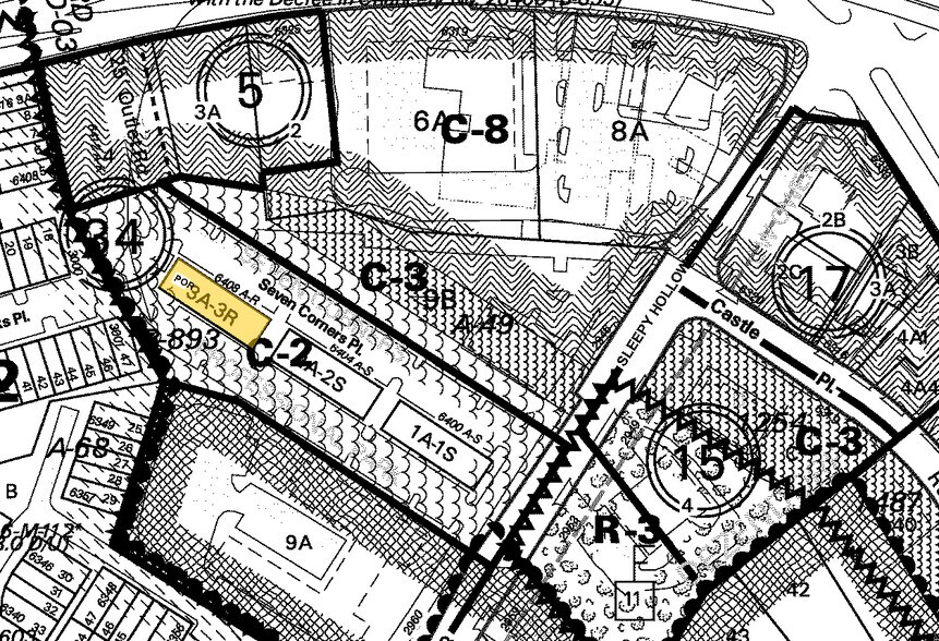 6408 Seven Corners Pl, Falls Church, VA à vendre - Plan cadastral - Image 2 de 13
