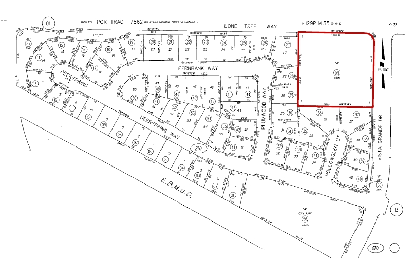 5200 Lone Tree Way, Antioch, CA à vendre - Plan cadastral - Image 2 de 2