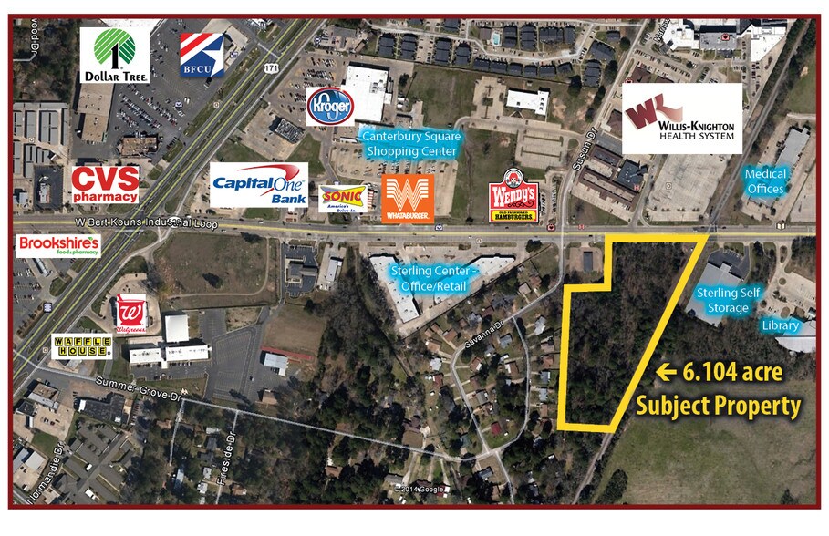 2500 Bert Kouns, Shreveport, LA à vendre - Photo du bâtiment - Image 1 de 1