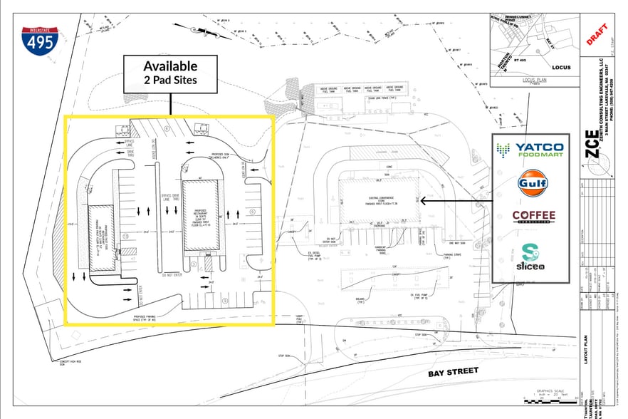 2318 Bay St, Taunton, MA à louer - Plan de site - Image 2 de 3