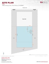 7803 Industry Ave, Pico Rivera, CA à louer Plan de site- Image 1 de 2