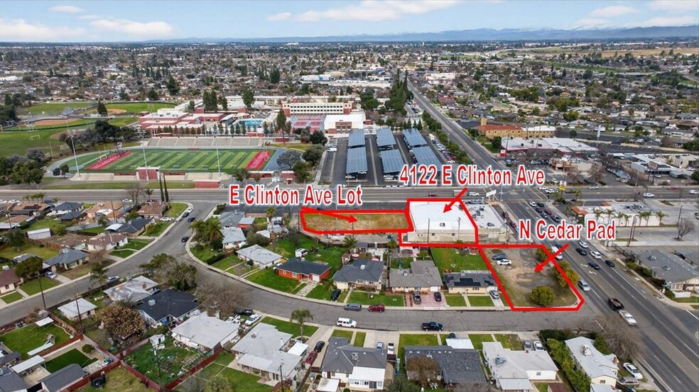 4122-4150 E Clinton Ave, Fresno, CA for lease - Building Photo - Image 2 of 9