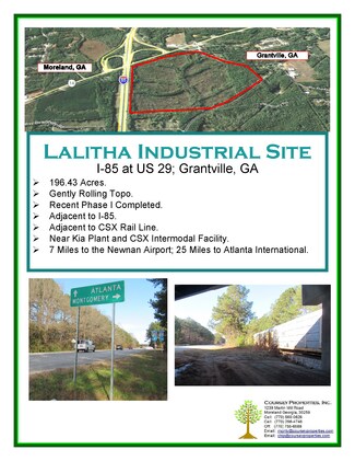 Plus de détails pour US Route 29 & Interstate 85, Grantville, GA - Terrain à vendre
